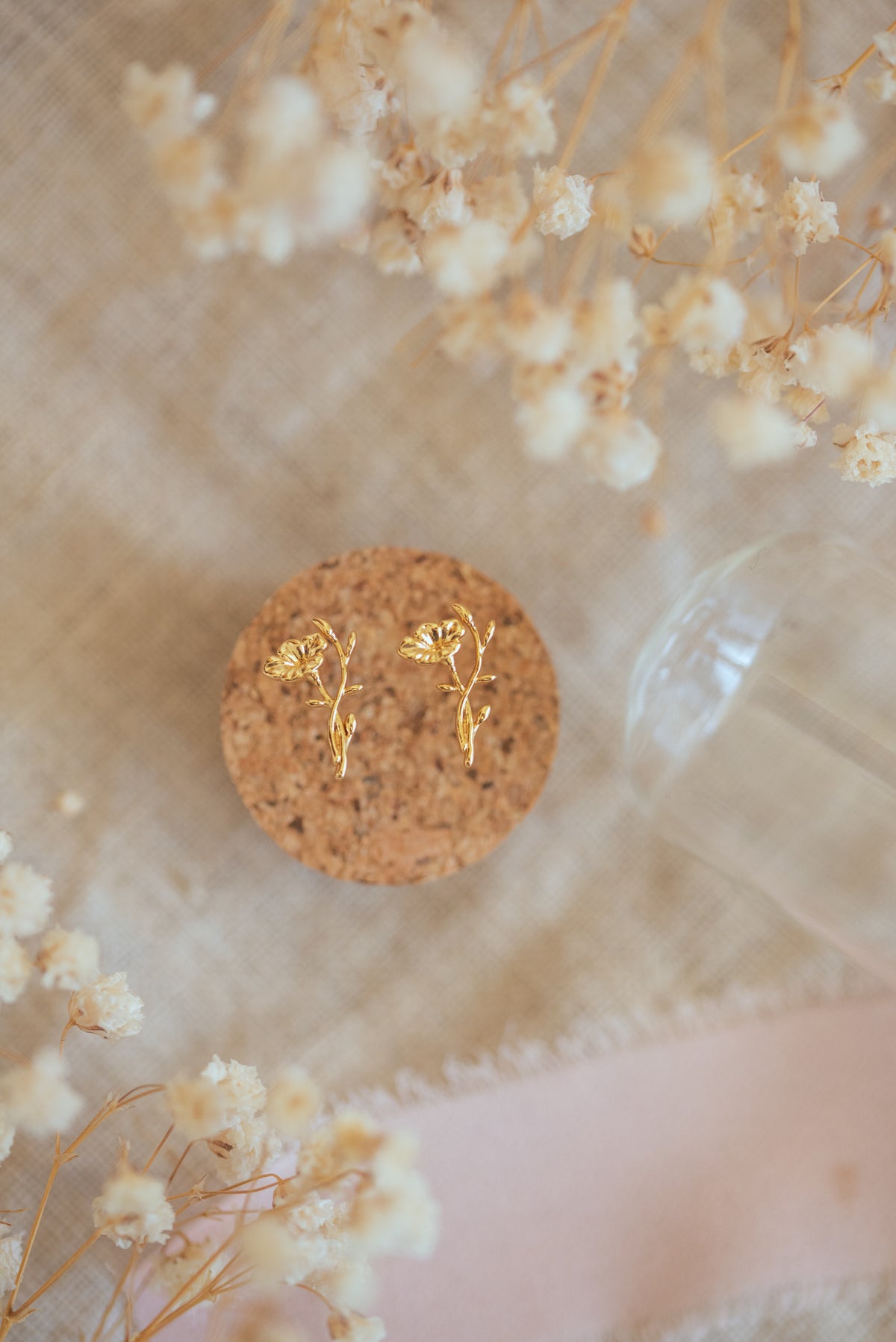 Birthflower earrings