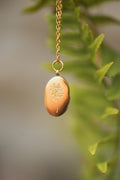 Birthflower Pebble Necklace