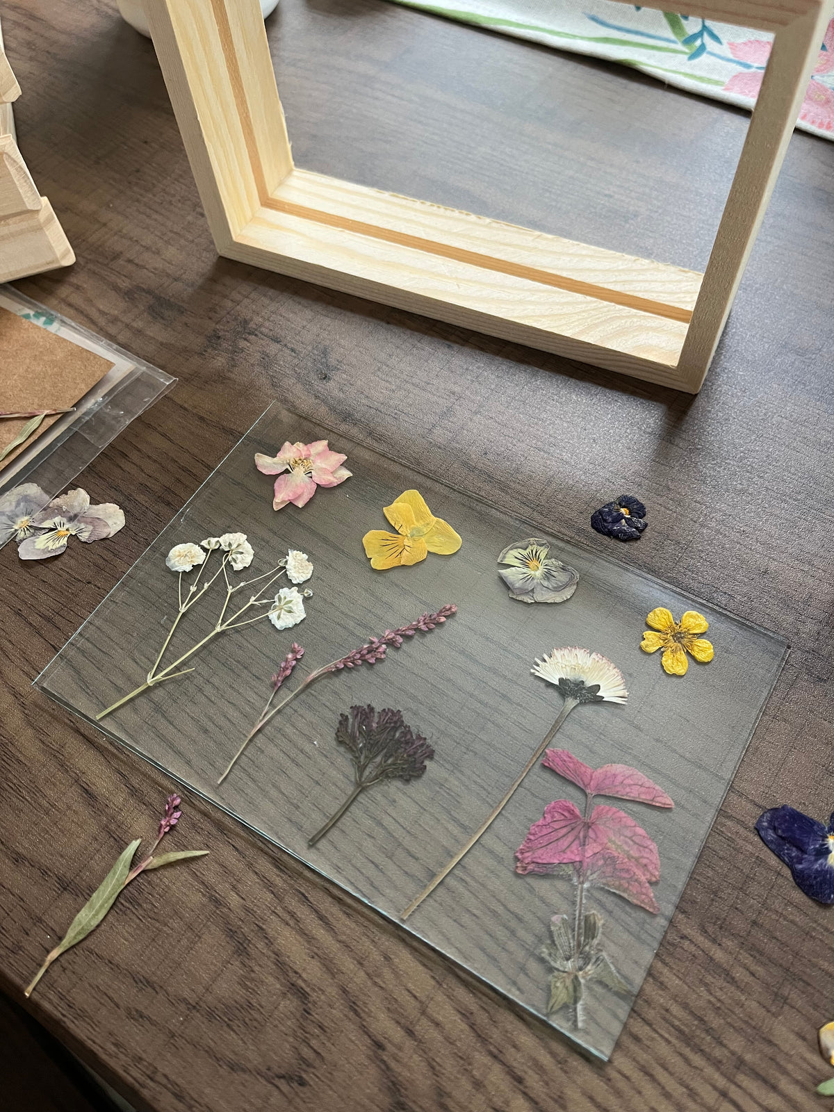 Wildflower Meadow Wooden Frame