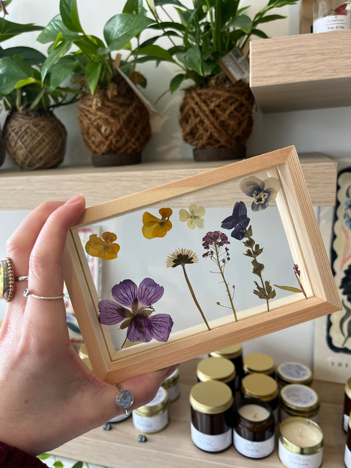 Wildflower Meadow Wooden Frame